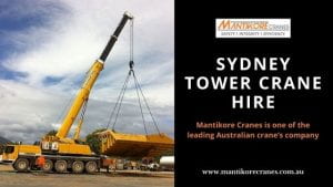 Sydney tower crane hire